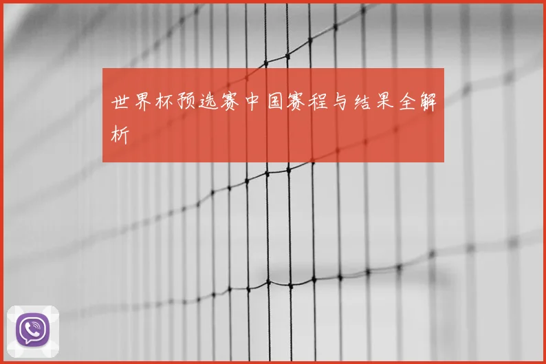 世界杯预选赛中国赛程与结果全解析